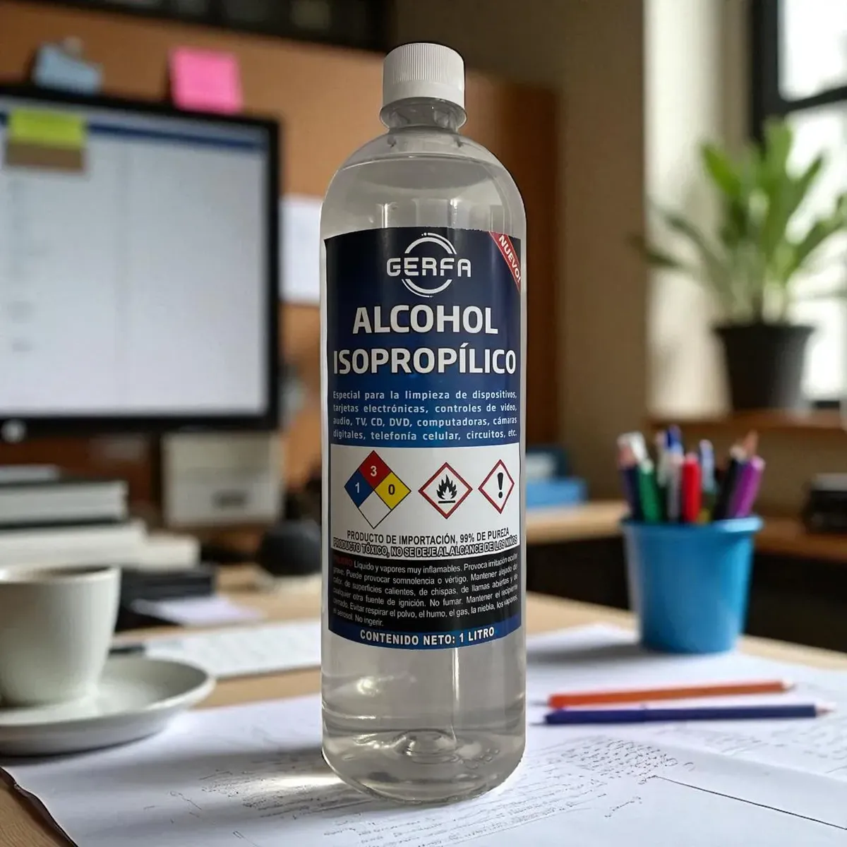 Limpiador Isopropilico 1lt Gerfa