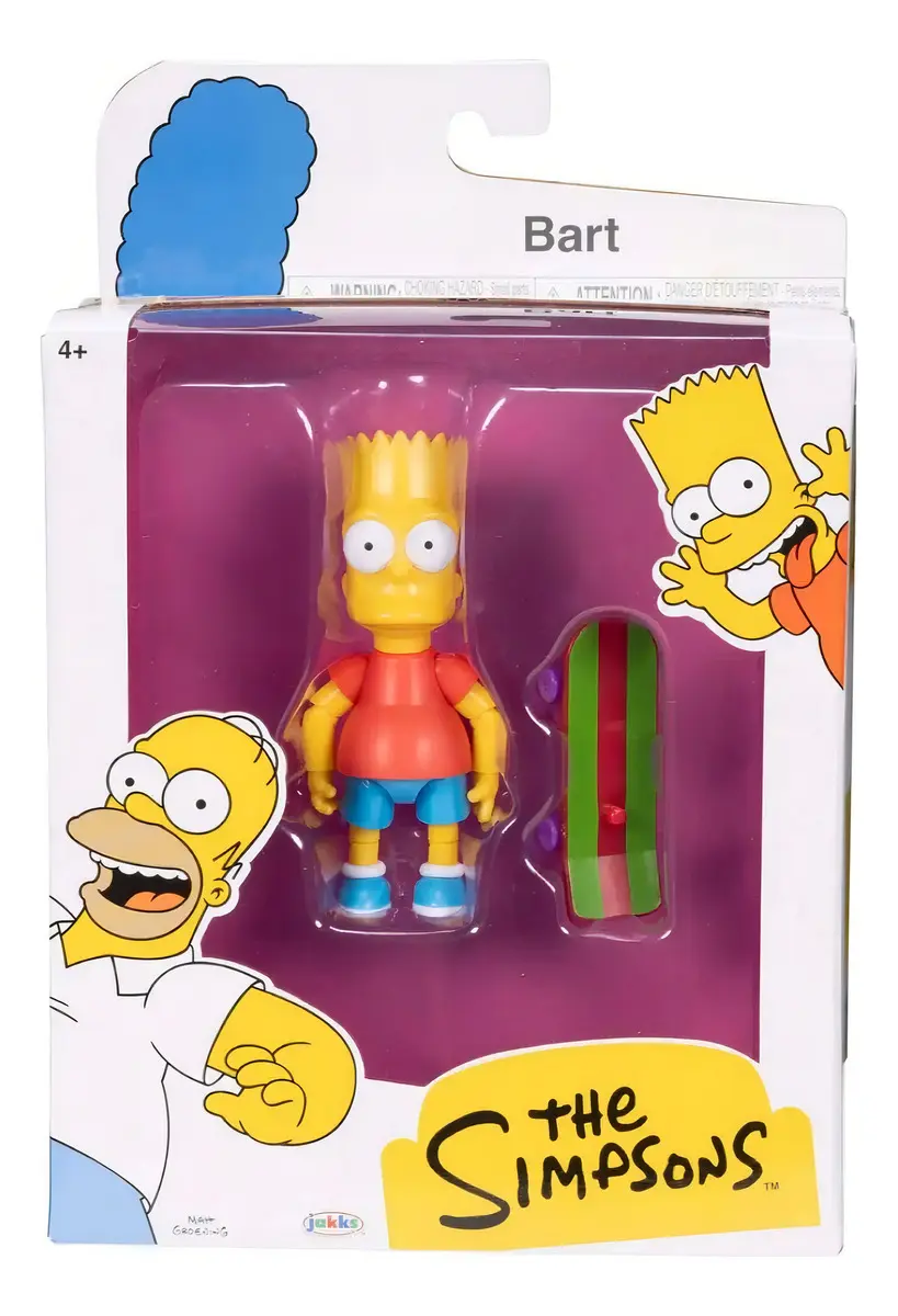 Figura De Acción Jakks Pacific Bart Simpson 5