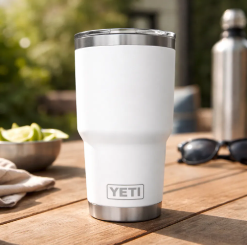 Yeti Vaso Térmico De 30 Oz Blanco