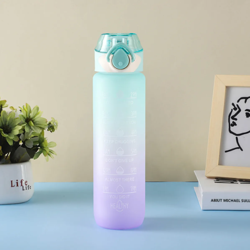 Botella De Agua, Reutilizable, Translúcida, Mate para personalizar Verde